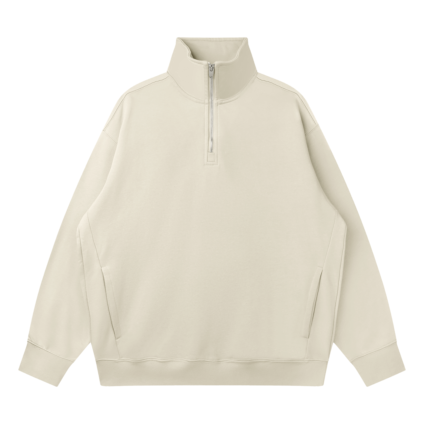 VINTAGE LOGO 2 BOXY QUARTER-ZIP