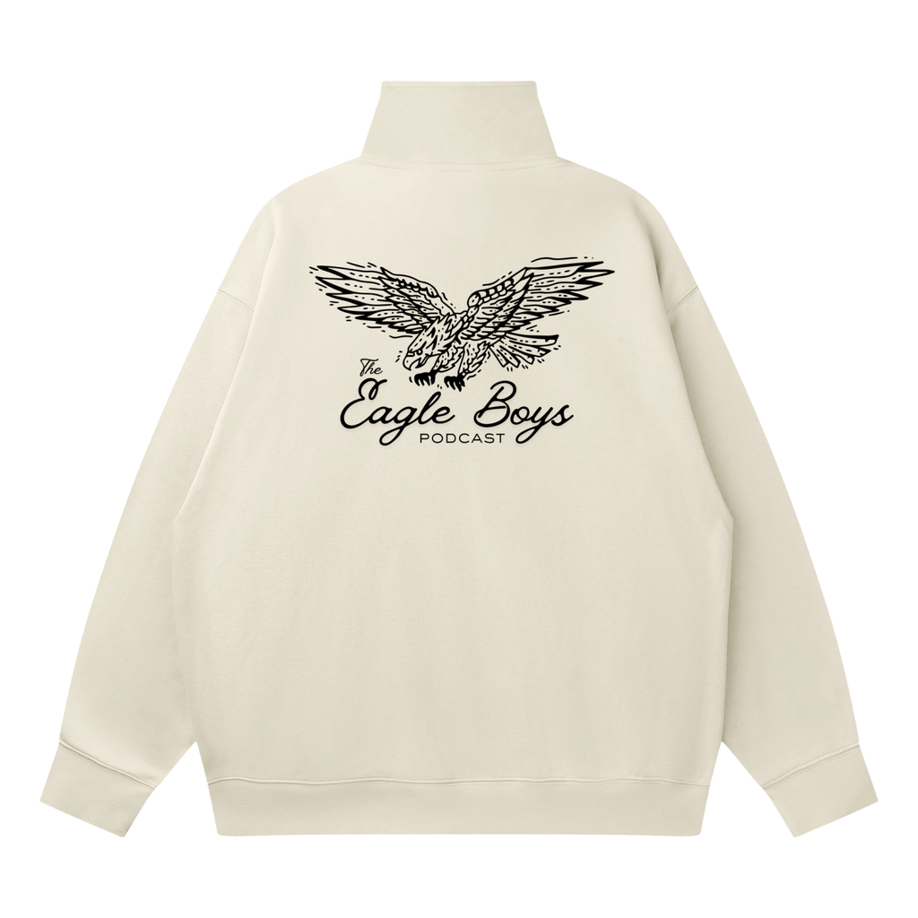 VINTAGE LOGO 2 BOXY QUARTER-ZIP