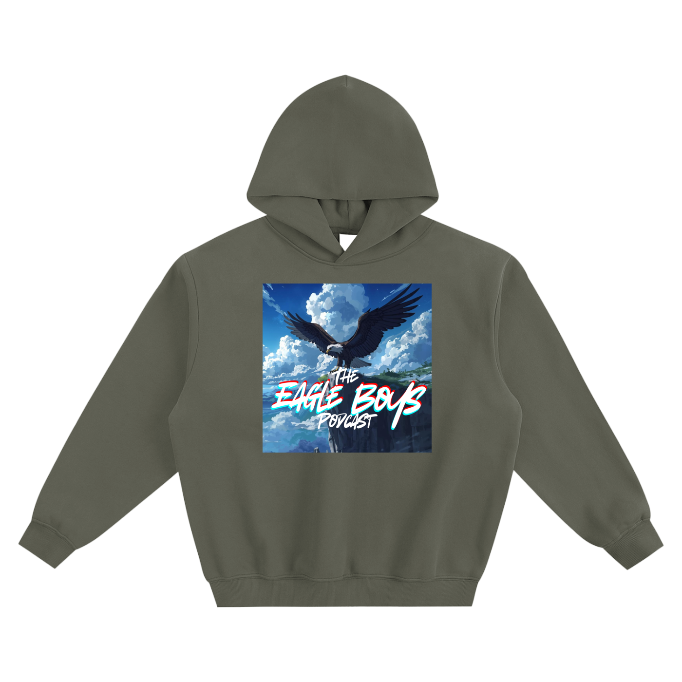 EPIC EAGLE BOXY HOODIE